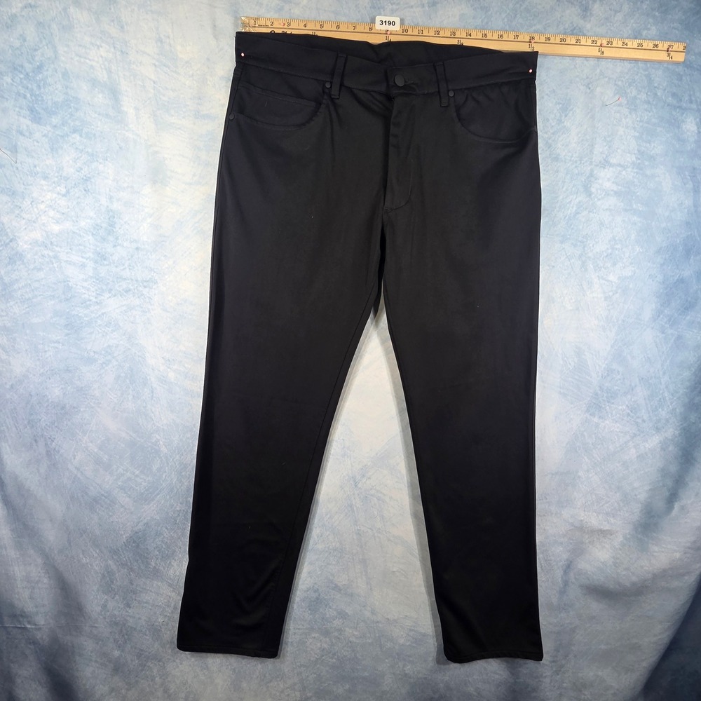 Stylus‎ Mens Black 5-Pocket Casual Pants Size 36x30 Regular Fit 3190